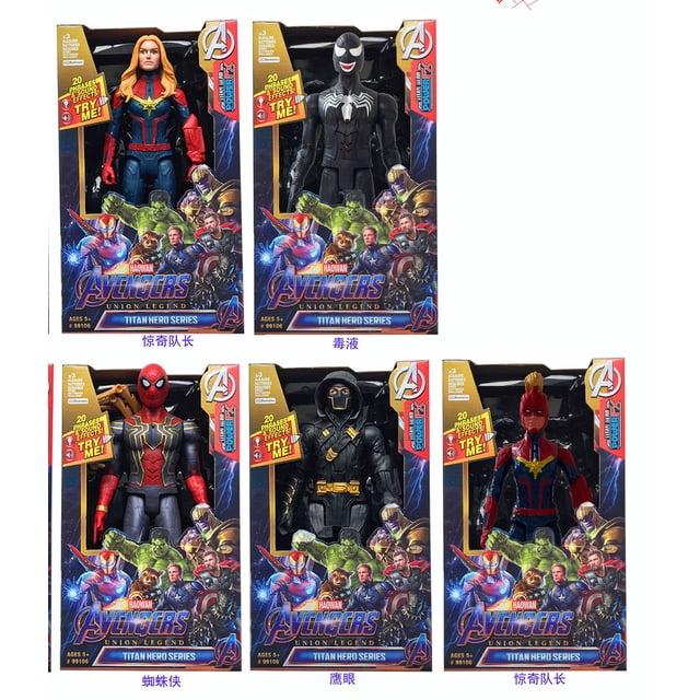 Péndulo hecho a mano de héroes de la Liga de los Vengadores de Marvel, tienda exclusiva de juguetes populares, modelo hecho a mano, 12 pulgadas