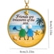 thumbnail image 2 of Colgante de cristal marino «Amistad», hecho a mano, para la playa y como decoración de pared, 2 of 2