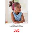 thumbnail image 5 of JVC Bluetooth Kids Headphones, 16 Hours Play time, Active Volume Limiter, Comfortable and Easy-to-Clean Soft Ear Pads, 7-Step Length Adjuster, Fun Stickers Included - HAKD10WP (Pink), 5 of 7