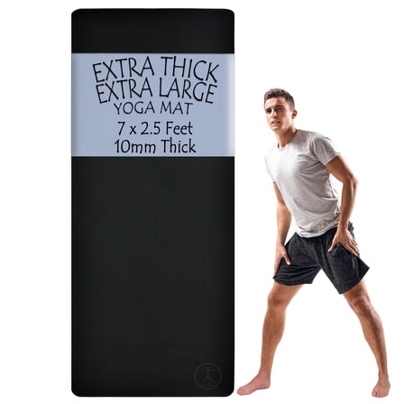10mm Yoga Mat Thick Wide and Long. 84x30'  Workout Mat