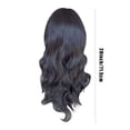 thumbnail image 3 of Fiudx Peluca Rizada, Elegante Cabello Largo de Fibra Sintética, Gorro Ajustable de Seda de Alta Temperatura, Diseño Suave y Transpirable, Ideal para Fiestas de Disfraces, Accesorio de Moda, Fácil Man, 3 of 6