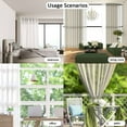 thumbnail image 5 of Magnetic Tiebacks for Curtains, 2 Pack Sparkling Crystal Flower Curtain Tiebacks Curtain Buckle Clips with High-Elastic Spring Wire for Home Office Decoration, 5 of 6