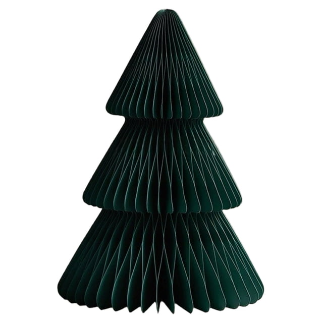 WMQPNNS Christmas Decor Handmade Folded Paper wtih Pleated Texture Festive Holiday for Home Tabletop Display and Seasonal Party