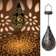 thumbnail image 1 of FloreceBien - Luces solares colgantes para exteriores, estilo bohemio, LED, flores, impermeables, decorativas, de metal, para porche, jardín y exterior, 1 of 8