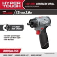 thumbnail image 2 of Hyper Tough 12V Max Lithium-Ion Cordless Drill Set with 2.0 Ah Battery, 2 of 9