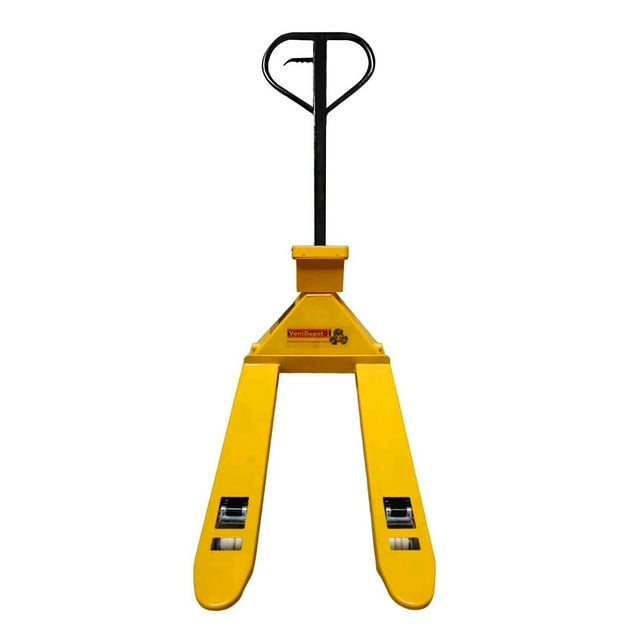Patín de Carga PalletScale VentDepot 3T Altura 20cm 6v 5Ah Ruedas de Nylon Horquilla 115cm