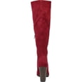 thumbnail image 3 of Journee Collection Womens Kyllie Extra Wide Calf Block Heel Knee-High Boots, 3 of 3