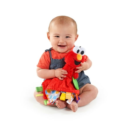 UPC: 0074451121492 | Bright Starts Sesame Street Snuggles with Elmo Baby Taggies Lovey Security Blanket 14