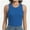 Blue, variant on Women Tank Tops Summer Sleeveless Basic Cami Top Shirt Slim Racerback Blouses