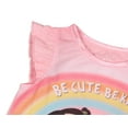 thumbnail image 4 of CoComelon Toddler Girls Be Cute Be Kind Ruffle Sleeve Nightgown, 4 of 7