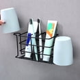 thumbnail image 2 of SPRING PARK Metal Bathroom Toothpaste Holder Stand with Multi-Functional for Toothbrush Toothpaste Cleanser, 2 of 6