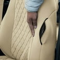 thumbnail image 5 of For 2017-2022 Honda CR-V LX | EX | EX-L FH Group Neoprene Custom Fit Car Seat Covers Water Resistant Front Set - Solid Beige, 5 of 5