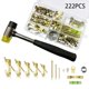 thumbnail image 1 of 222pcs Picture Frame Hook No Nail Traces Wall Hook Accessories, Frame Hanger Kit, Picture Frame Hanging Tool, Heavy Duty Hanging Accessories, 1 of 4