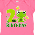 thumbnail image 4 of Inktastic 2nd Birthday Princess Frog Girls Baby Bodysuit, 4 of 5