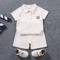 thumbnail image 2 of Tkrady Toddler Girl Outfits Spring Summer Short Sleeve Shirts Shorts Set Casual Loose Suit, Sizes 3-10 Years, 2 of 6
