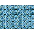 thumbnail image 1 of Ahgly Company Indoor Rectangle Patterned Blue Eyes Blue Area Rugs, 5' x 8', 1 of 6