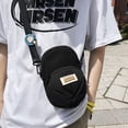 thumbnail image 4 of Bolsa Bolso bandolera de diseño original con forma de gorra y bolsos de hombro de calle (negro) Tmvgtek Para estrenar, 4 of 8