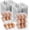 2x3Grids-200count, variant on 120 Pack Egg Cartons 12 Count, Plastic Egg Cartons Cheap Bulk for Fresh Eggs, Reusable Egg Holder Egg Trays for Home and Farmer's Markets Display, Medium Egg Containers for Refrigerator