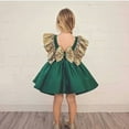 thumbnail image 3 of ITFABS Bébé Fille Partie Robe Collier Paillettes Volant Manches Princesse Robe, 3 of 5