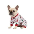 thumbnail image 5 of Christmas Dog Cat Apparel, Winter Holiday Santa C|Ause Apparel Shirt Jumpsuits with Sleeves Soft Warm Pet Clothes for|_Boys_Girls Small Pet Puppies Dog Christmas Gifts(#J03,L), 5 of 7
