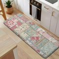 thumbnail image 5 of Pioneer Flower Floral Print Pattern Kitchen Rug Mat,Kitchen Runner Rugs Non Skid Washable,Decorative Kitchen Floor Mats for Kitchen,Sink,Laundry,17"x47.2", 5 of 7