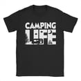 thumbnail image 1 of Camiseta gráfica Let's Go Camping para senderismo, viaje, montañas, para campistas, regalo para amantes del campamento, camisetas, 1 of 5