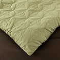 thumbnail image 6 of Chezmoi Collection Bernard 7-Piece Queen Bed in a Bag Comforter Set with Sheets, Lightweight Comforter Coffee Aqua Blue Sage Green Patchwork Quilted Medallion Bedding Set for All Season, 6 of 9