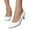 White, variant on Oyedens Womens High Heels Dress Shoes for Ladies Pointed Toe Kitten Heels Work Dressy Pump Party