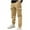 Boys Pants Khaki, variant on Cotton Cargo Pants for Boys Size 8-14 Tapered Leg Joggers Pant Teens Kids Elastic High Waisted Solid Color Comfort Athletic Hiking Trousers