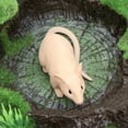 thumbnail image 6 of 2 Mouse Figures Cake Topper Wild Animal Model Educational Toy for Kids Party, 6 of 9