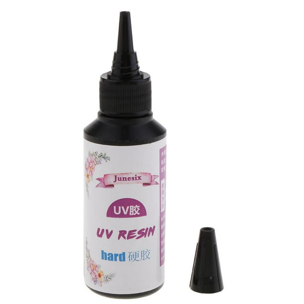 Pegamento epoxi de resina UV transparente de tipo duro para fundición de resina y fabricación de joyas 6 g
