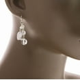 thumbnail image 5 of Mi Amore Drop-Dangle-Earrings Silver-Tone/White, 5 of 5