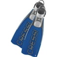 thumbnail image 1 of cressi ara ebs open heel fins (small / medium, blue), 1 of 1