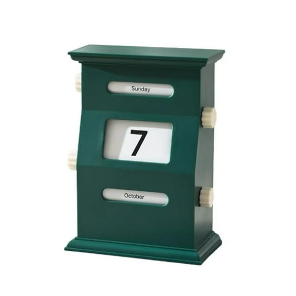 Calendar Desk Retro Calendar Blocks Desk Date Display Desk Decorations Desktop Decor D y11056