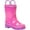 Pink, variant on Western Chief Unisex Kids Waterproof Rain Boot, Navy, 3