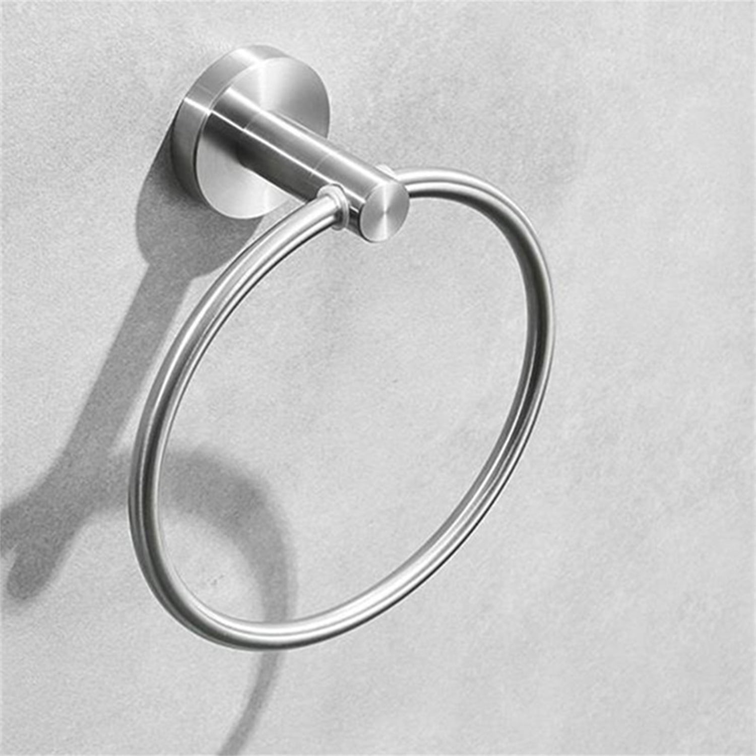 Lowestbest 3 Piece Towel Rack Set, Robe Hooks Towel Ring Bar, Toilet Paper Holder, Tissue Rack, Brushed Silver Lowestbest 3 Piece Towel Rack Set, Robe Hooks Towel Ring Bar, Toilet Paper Holder, Tissue Rack, Brushed Silver