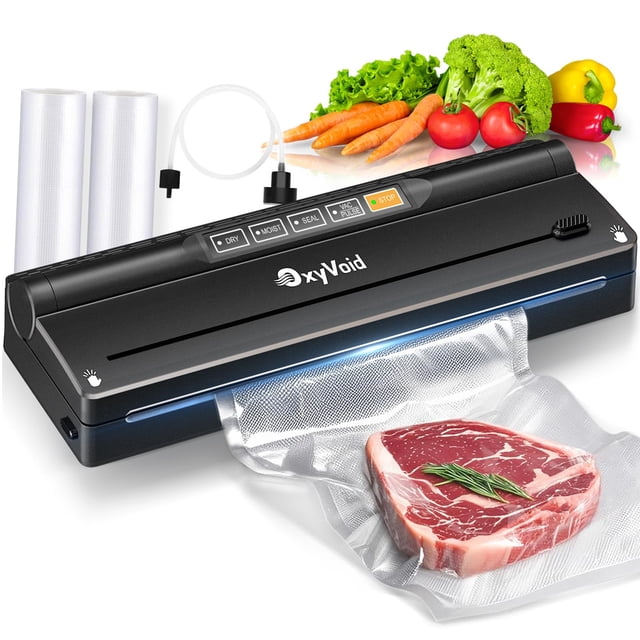 Precision Food Vacuum Sealer Machine, Powerful Automatic vacuum sealer for food Preservation Saver, Easy to Use, One-Touch Operation Food Vacuum Seal