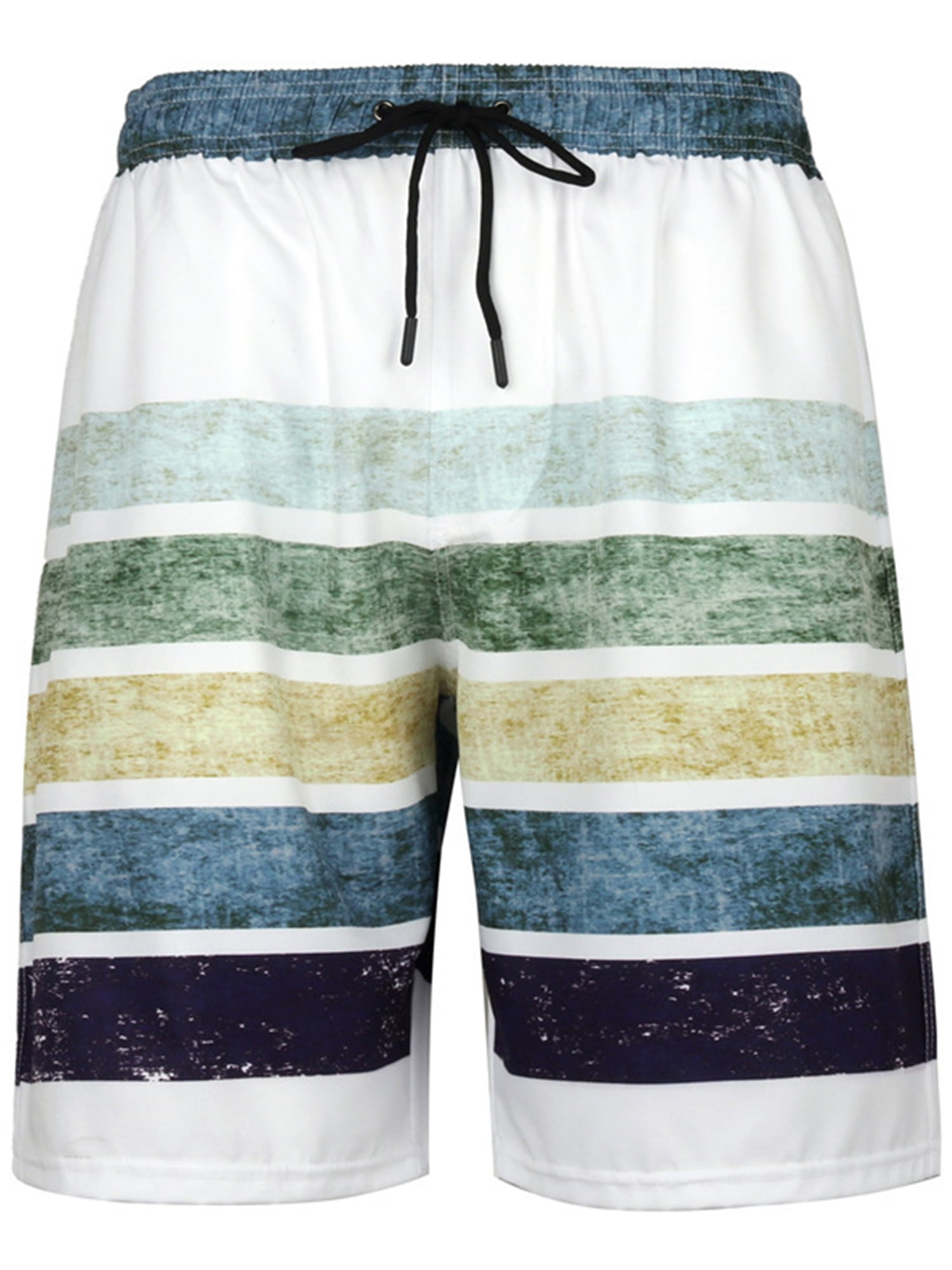 Niuer Mens Swim Trunks with Pockets Beach Swimwear Quick Dry Elastic ...