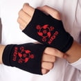 thumbnail image 3 of Guantes de anime bidimensionales que rodean el logotipo de la hoja de madera UZhi Po algodón de doble capa grueso cálido, 3 of 5