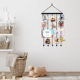 thumbnail image 4 of Americanflat Hanging Photo Display with Five 23" Metal Chains - 30" Long Board Clips Included Photo Display - Black, 4 of 8