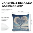 thumbnail image 2 of Heart-shaped Linen toss pillowcase decoration pillowcase gifting preferred 24x24 inch cushion cover 4 sets sofa pillowcase sofa bedroom living room car, 2 of 8