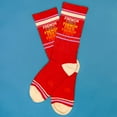 thumbnail image 2 of French Fries, Gumball Poodle Novelty Gift Socks for Men, Women and Teens, Unisex Crew Socks ( Made in the USA ), 2 of 4