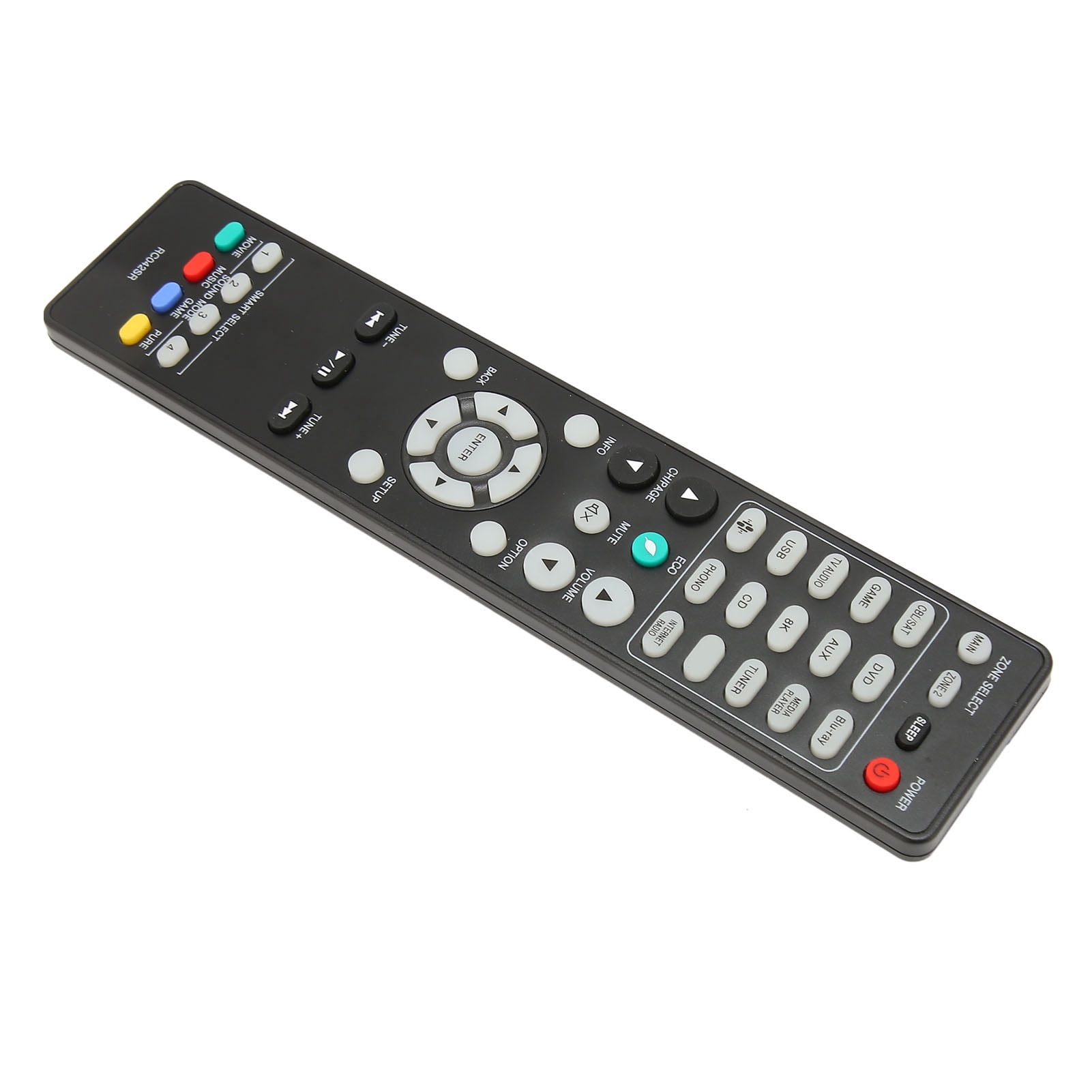 AV Receiver Remote, Easy And Full Access Durable RC042SR Comfortable Stable Replacement AV Receiver Remote  For SR7015 For SR5015DAB For NR1711