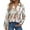 Beige, variant on Women's Fashion Athleisure Long-Sleeve Vintage Floral Print Stand Collar Polo Shirt Top, Comfortable & Skin-Friendly & Breathable, Gifts for Women