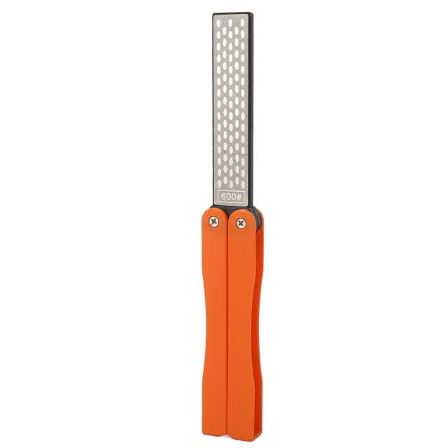 Afilador de cuchillos de bolsillo Jadeshay doble cara plegable