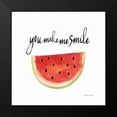 thumbnail image 2 of Marrott, Stephanie 15x15 Black Modern Framed Museum Art Print Titled - Smile, 2 of 5
