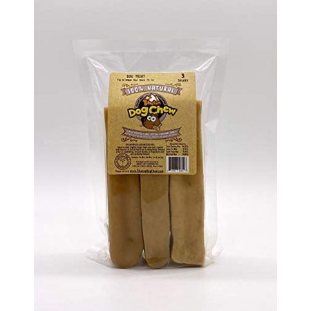 UPC: 0853787008246 | Tibetan Dog Chew (X-Large 3 Sticks – Yak Chew Bites – for Extra Large and Giant Dogs – Long Lasting Keeps Dogs Busy for Hours (6 inches Long 6 oz) X-Large (3 Sticks)