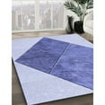 thumbnail image 3 of Ahgly Company Machine Washable Indoor Rectangle Transitional Periwinkle Purple Area Rugs, 4' x 6', 3 of 7