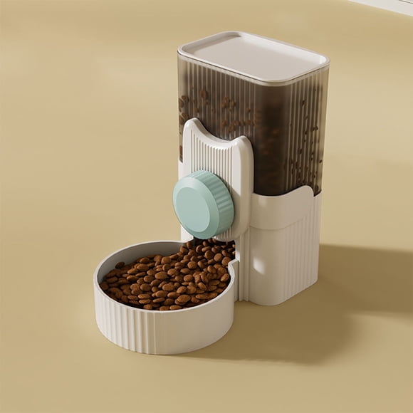 Distributeur Automatique de Nourriture pour Chiens, Mangeoire pour Animaux Montée sur Cage Usavan, Gain de Place, Étanche, Hauteur Réglable, Grande Capacité pour Chiens et Chats
