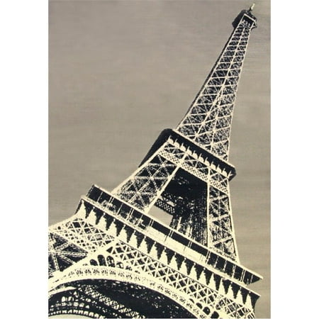 Terra Paris Rectangle Area Rug Grey/Black/Cream